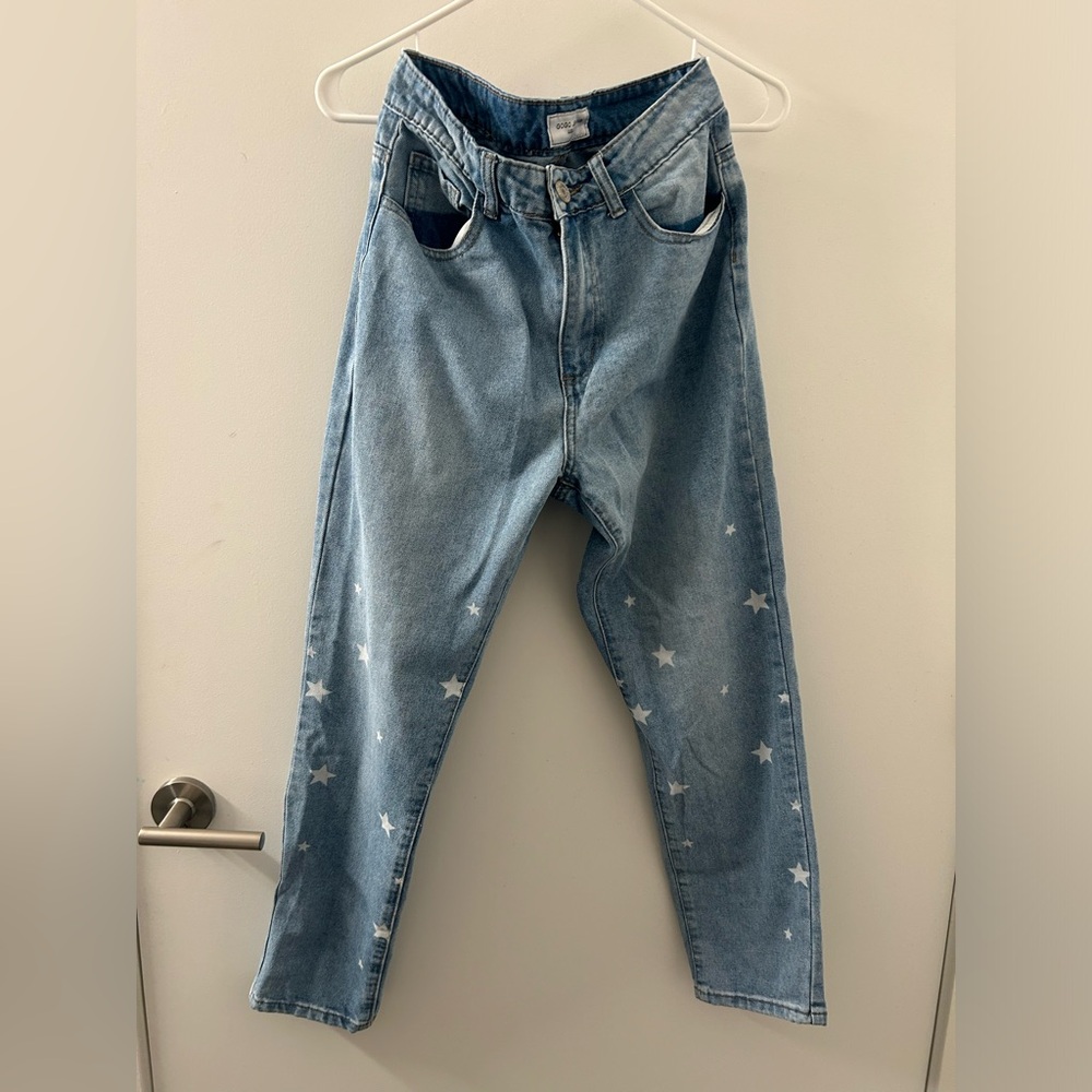 Gogo High Rise Mom Jeans